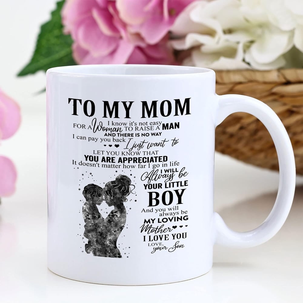 Best Mom Ever Coffee Mug, Mother Gifts To My Wonderful Mom, Son to Mom