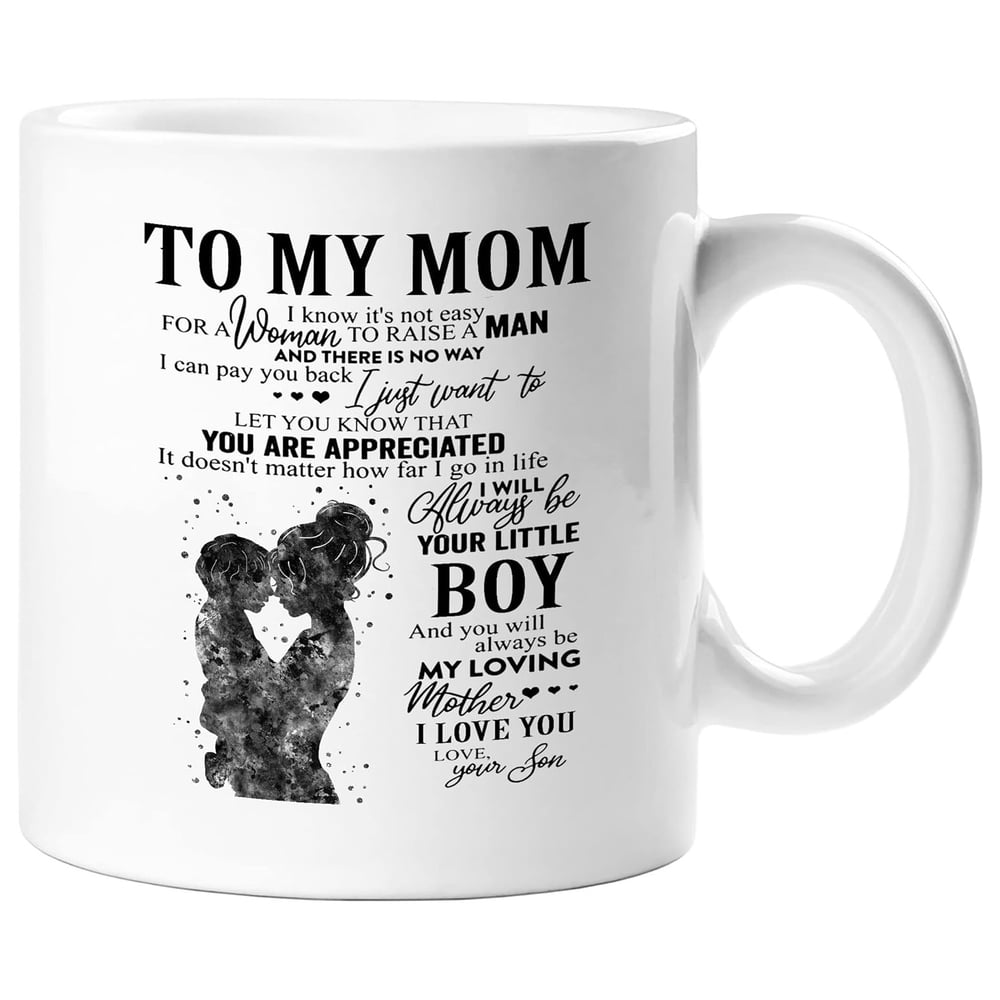 Best Mom Ever Coffee Mug, Mother Gifts To My Wonderful Mom, Son to Mom