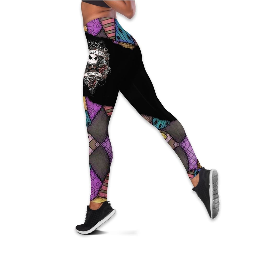 3D Jack Skellington Nightmare Before Christmas Combo Hoodie And Legging Custom Apparel HLS101