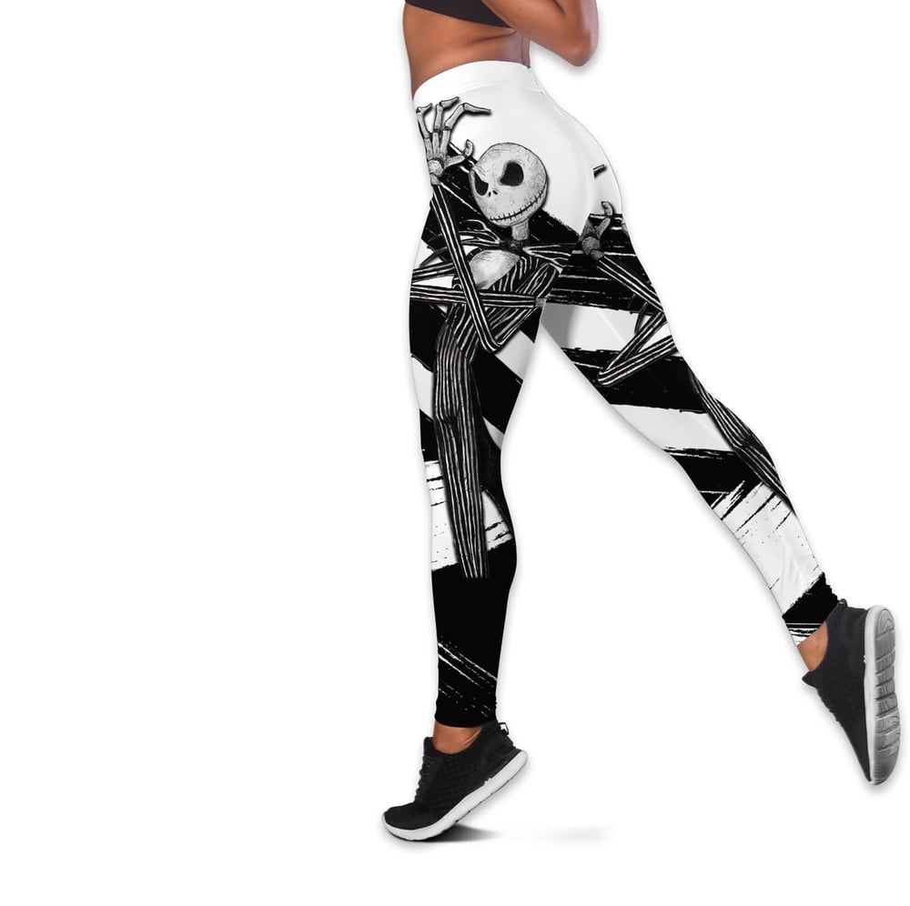 3D Jack Skellington Nightmare Before Christmas Combo Hoodie And Legging Custom Apparel HLS108