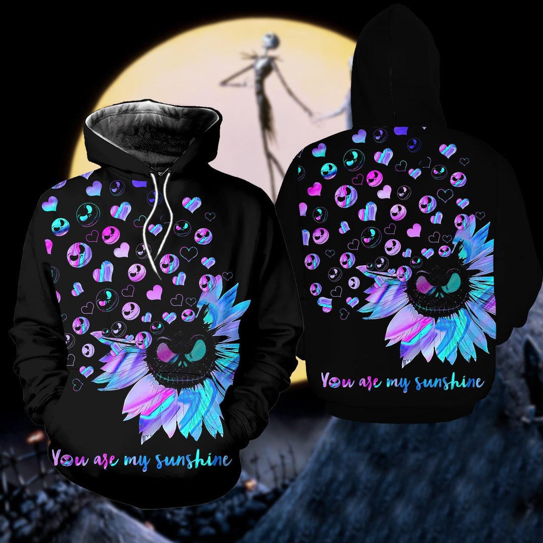 3D Jack Skellington Nightmare Before Christmas Combo Hoodie And Legging Custom Apparel HLS111