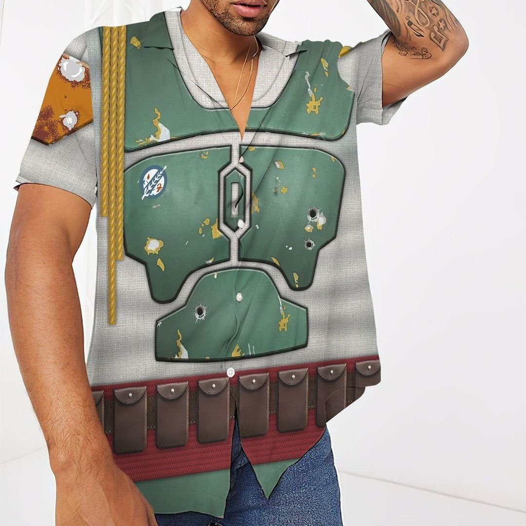 Star Wars Boba Fett Summer Custom Button Up Hawaiian Shirt