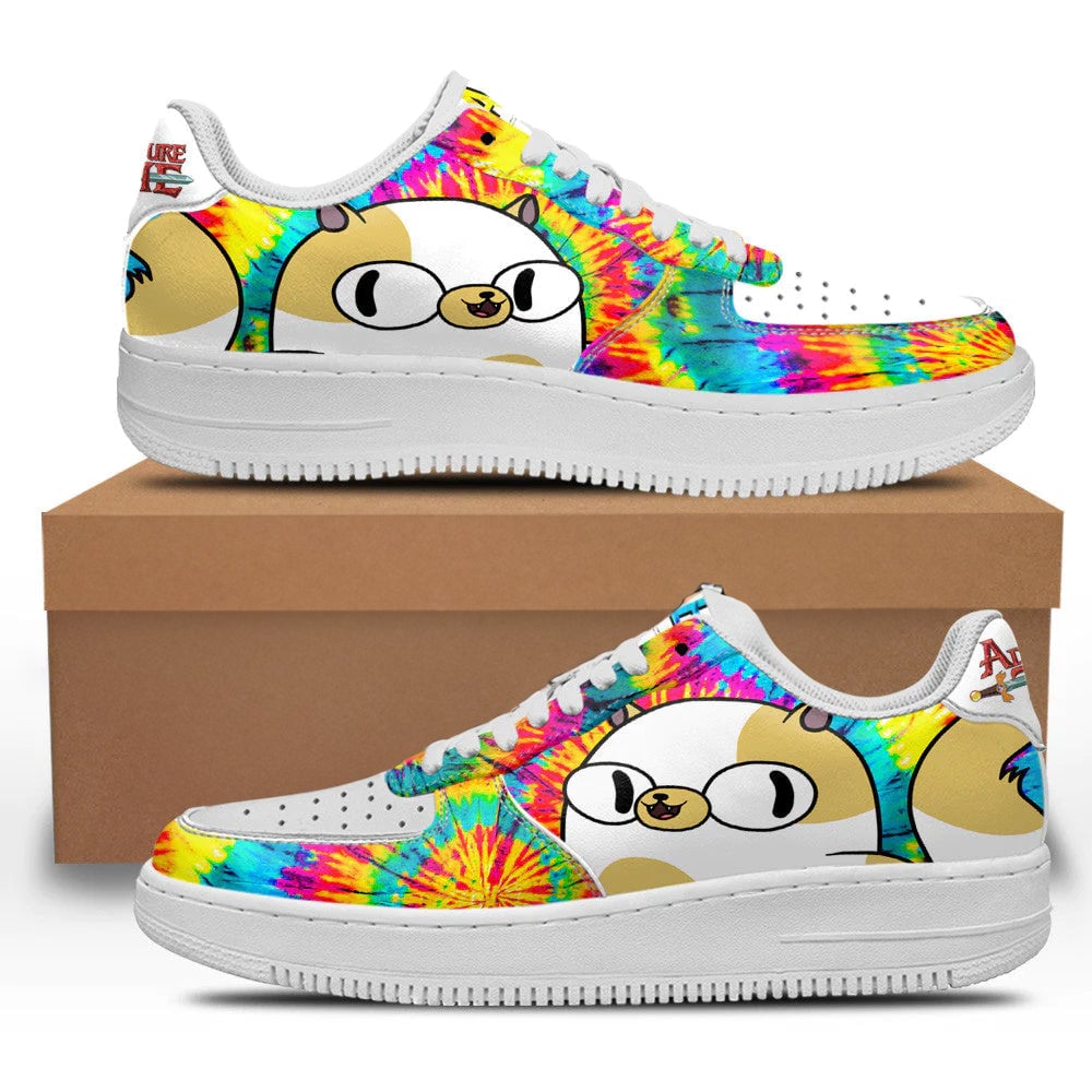 Adventure Time Cake Sneakers Custom Tie Dye Style