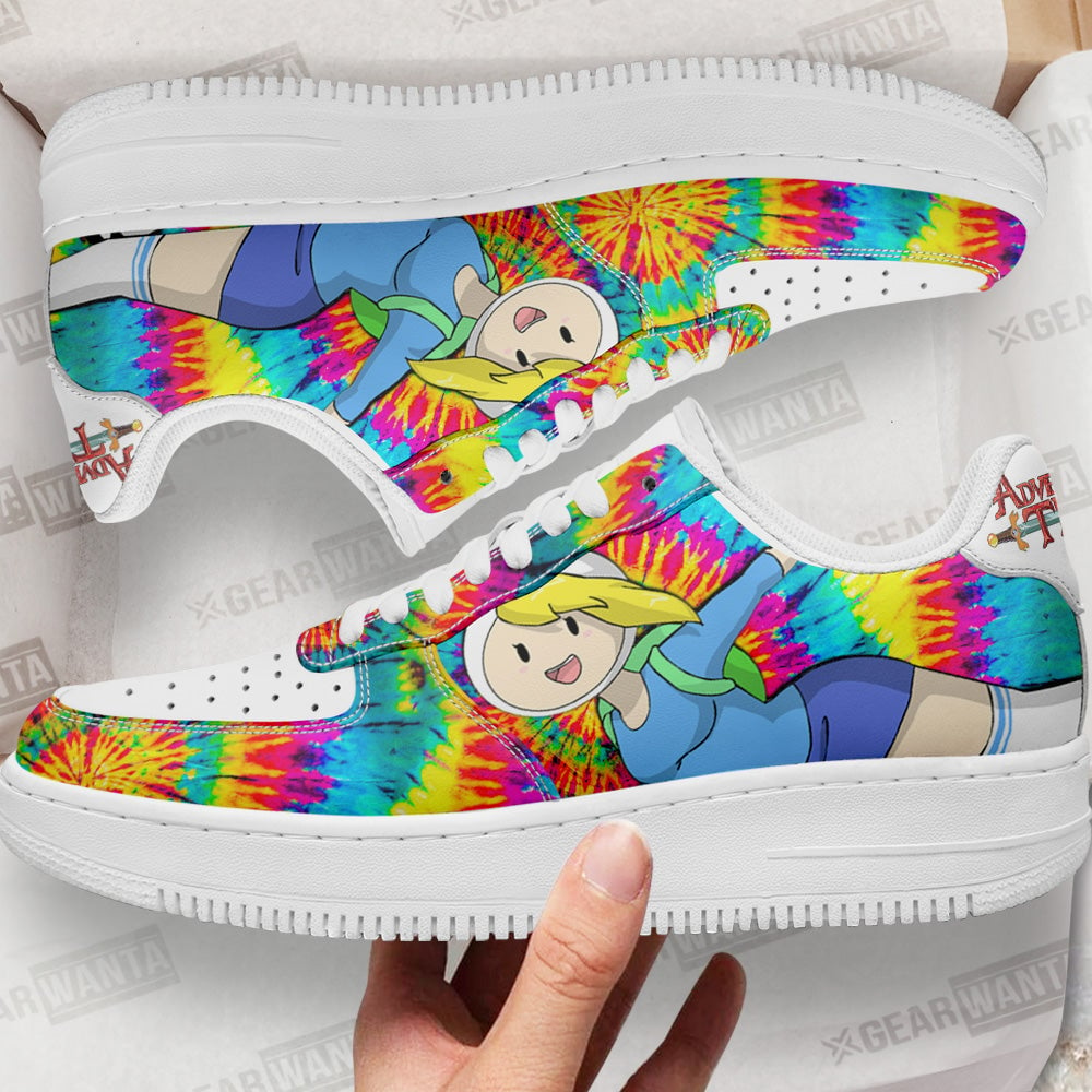 Adventure Time Fionna Sneakers Custom Tie Dye Style