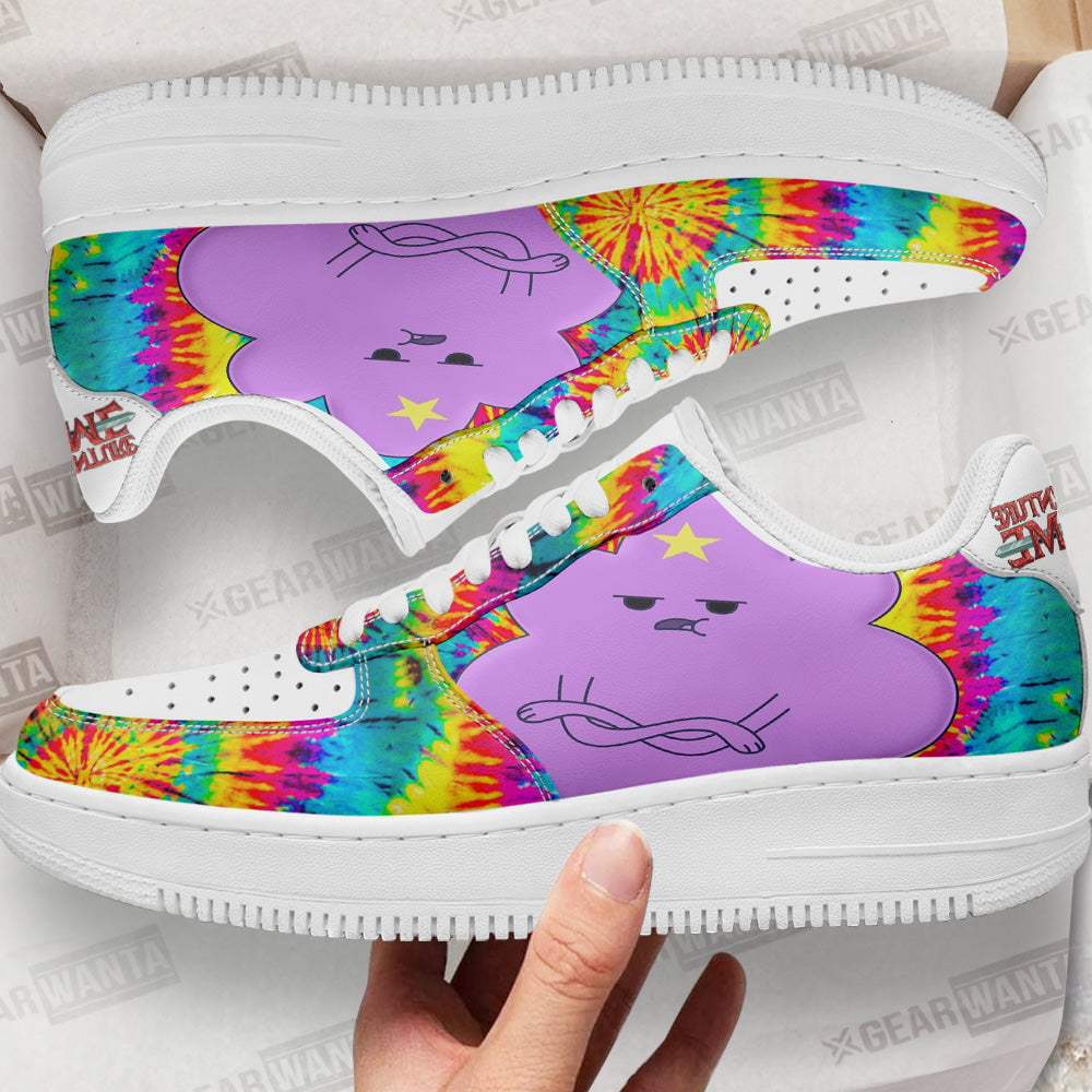 Adventure Time Lumpy Space Princess Sneakers Custom Tie Dye Style