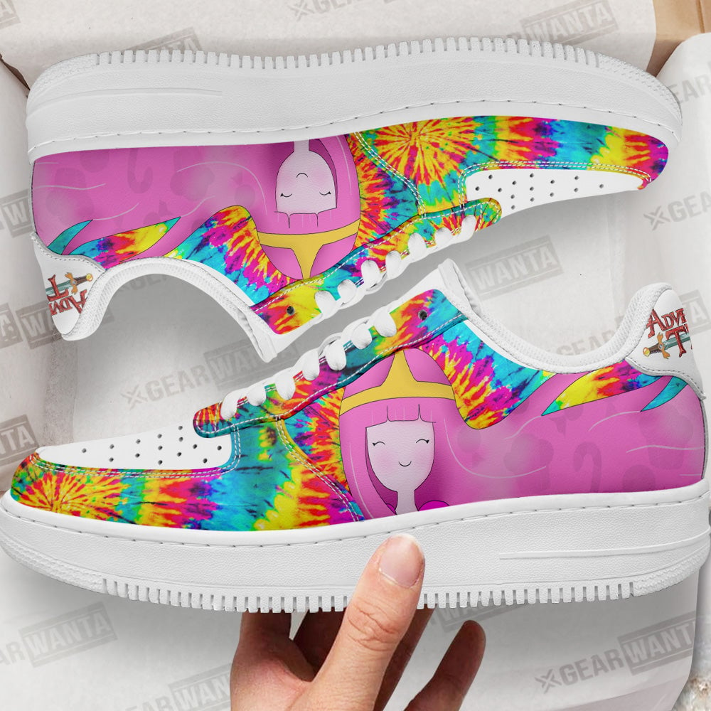 Adventure Time Princess Bubblegum Sneakers Custom Tie Dye Style