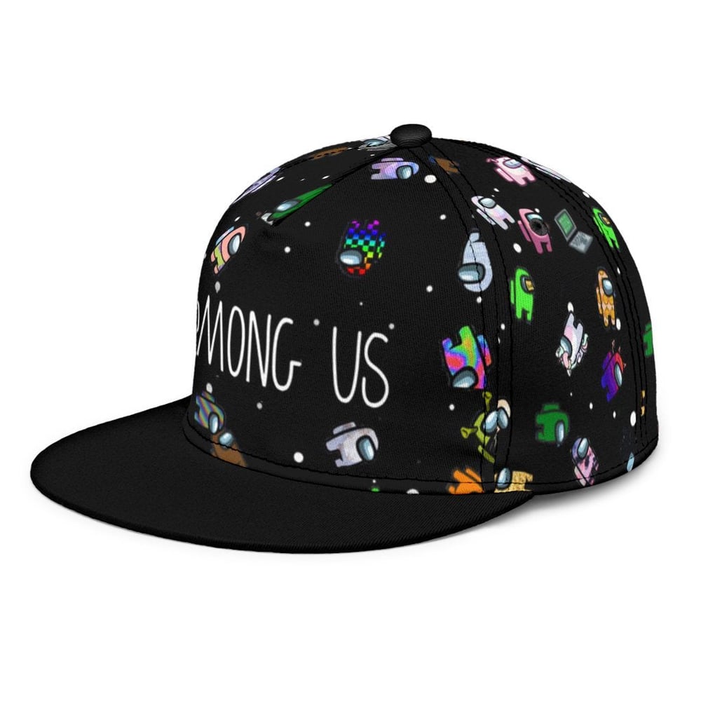 Among Us Snapback Hat Funny Gift Idea