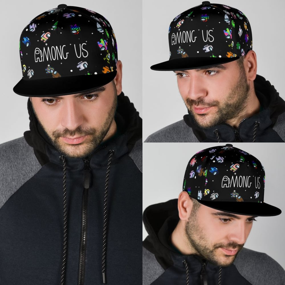 Among Us Snapback Hat Funny Gift Idea