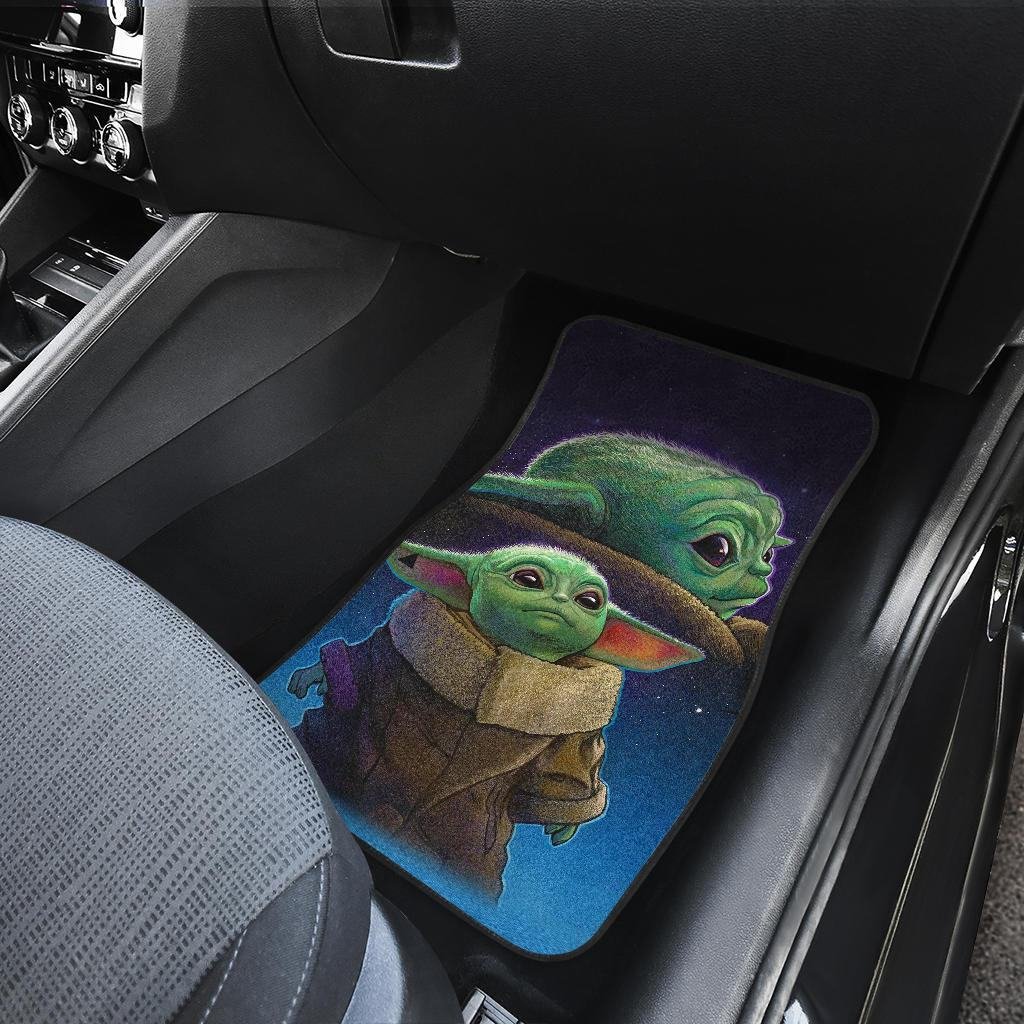 Baby Yoda Car Floor Mats The Mandalorian DN Movies SWCFM13