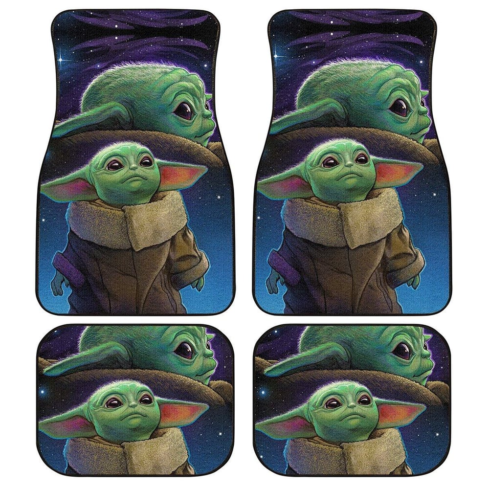 Baby Yoda Car Floor Mats The Mandalorian DN Movies SWCFM13