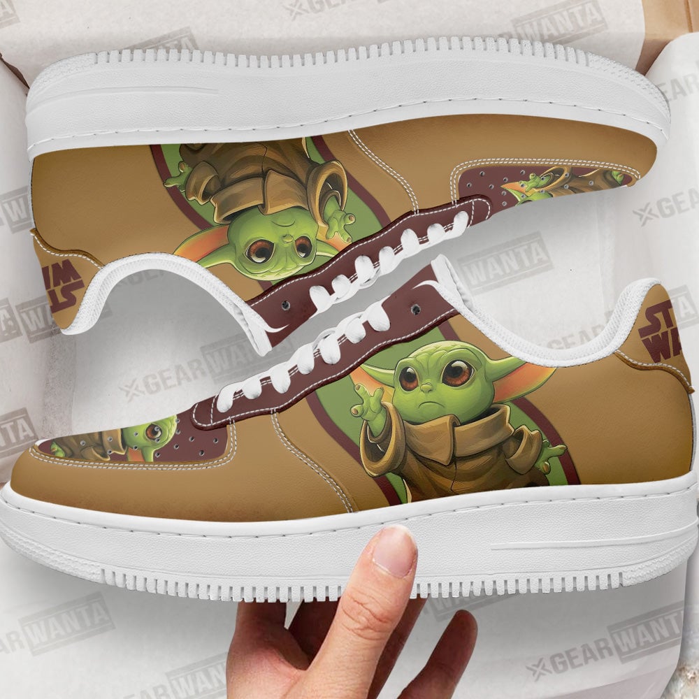 Baby Yoda Star Wars Custom Sneakers