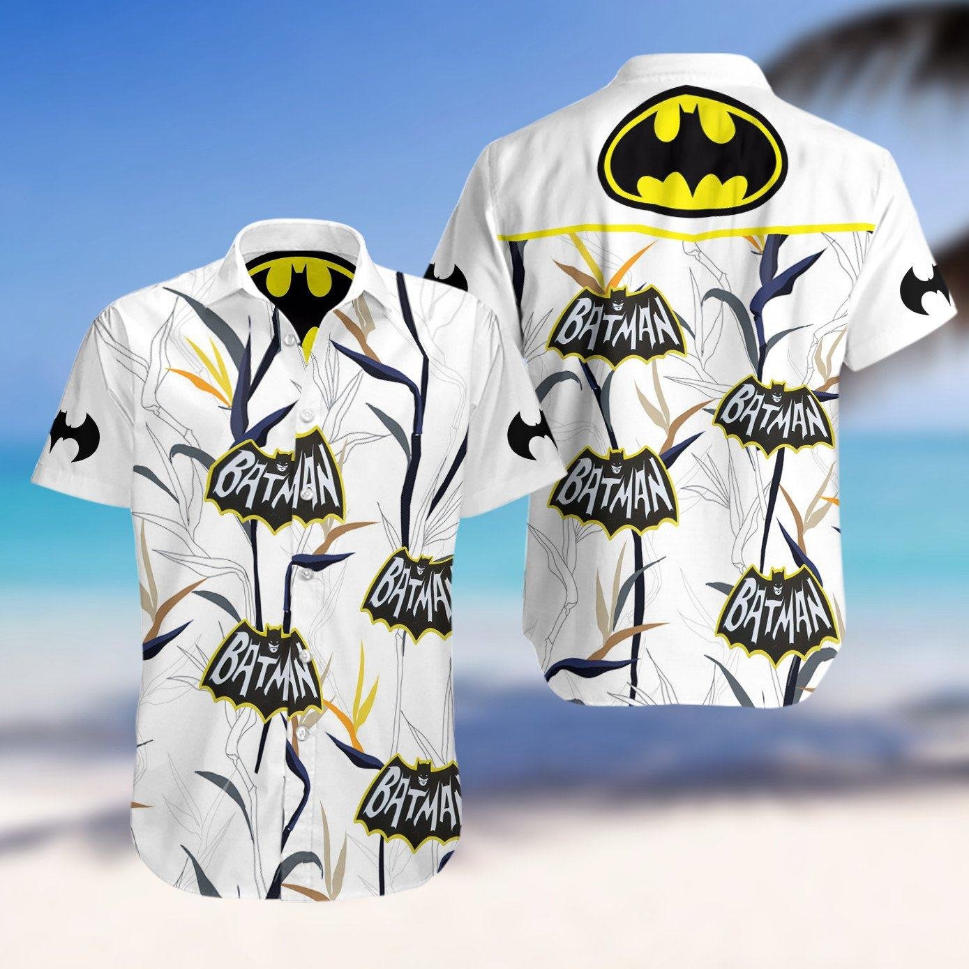 Batman Hawaiian Beach Shirt Custom Button Up Shirt