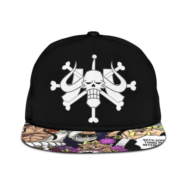 Beast Pirates Snapback Hat One Piece Anime Fan Gift