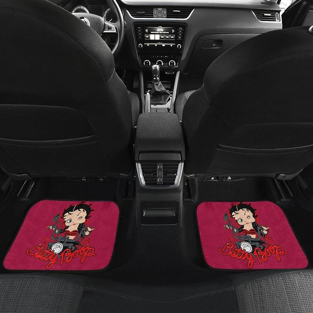 Betty Boop Car Floor Mats | Cartoon Car Floor Mats Betty Boop Fan Gift