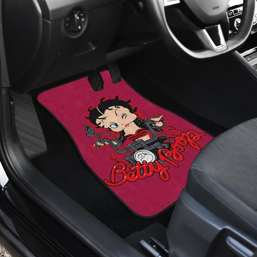 Betty Boop Car Floor Mats | Cartoon Car Floor Mats Betty Boop Fan Gift