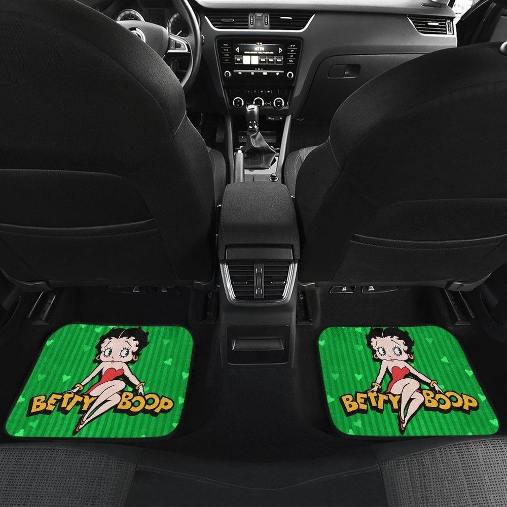 Betty Boop Car Floor Mats | Pretty Betty Boop Cartoon Fan Gift Car Floor Mats