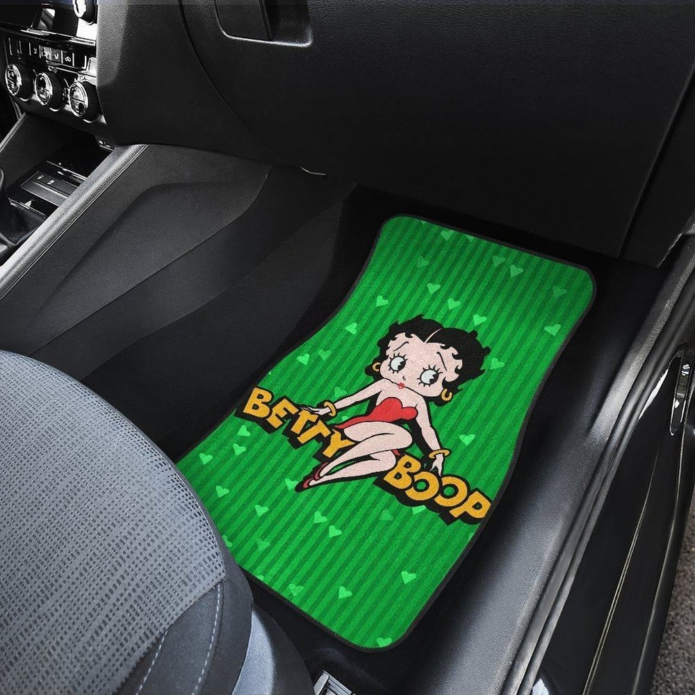 Betty Boop Car Floor Mats | Pretty Betty Boop Cartoon Fan Gift Car Floor Mats