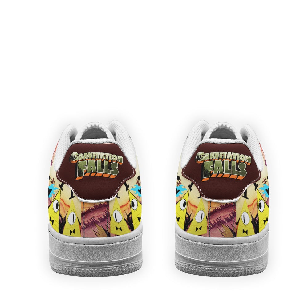 Bill Cipher Gravity Falls Sneakers Custom Cartoon Shoes