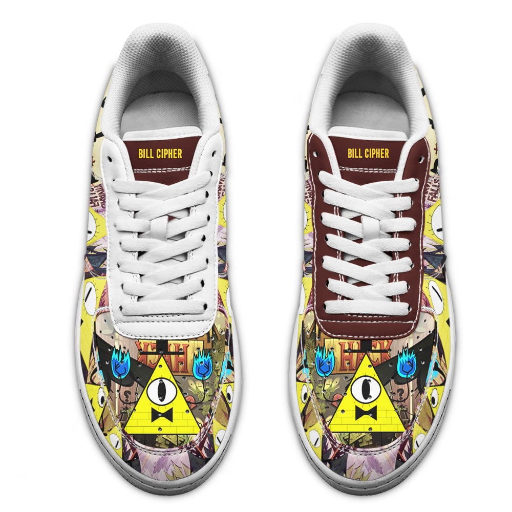 Bill Cipher Gravity Falls Sneakers Custom Cartoon Shoes