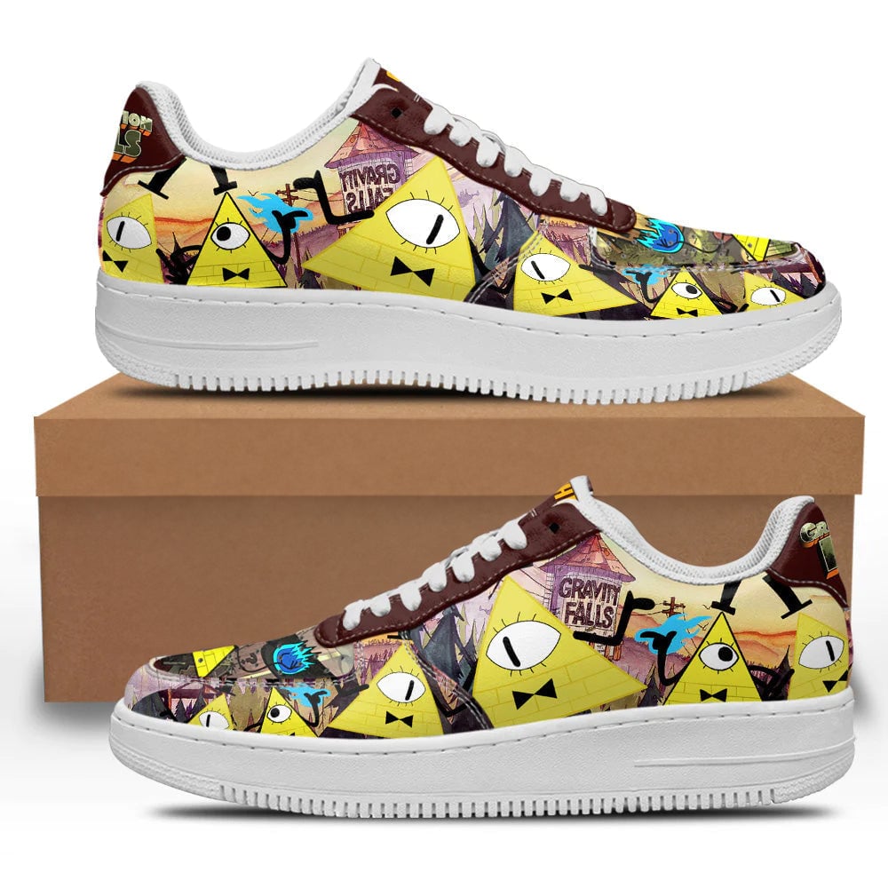 Bill Cipher Gravity Falls Sneakers Custom Cartoon Shoes