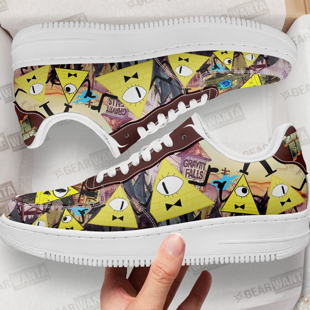 Bill Cipher Gravity Falls Sneakers Custom Cartoon Shoes