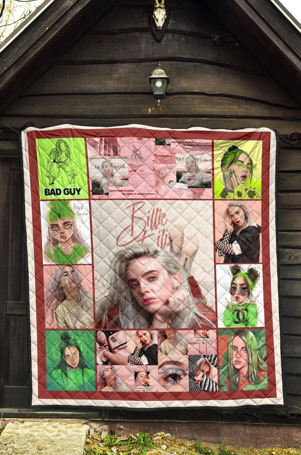 Billie Eilish Quilt Blanket Where Do We Go Funny Fan Gift