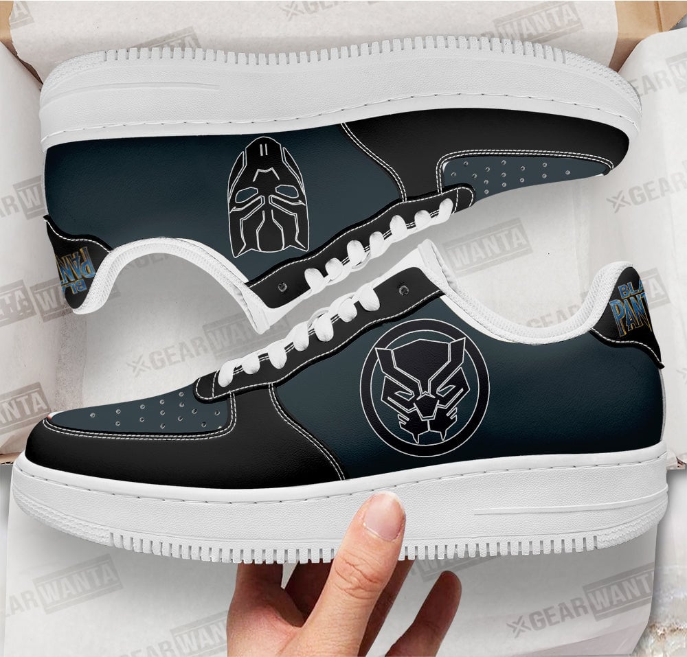 Black Panther Super Hero Custom Sneakers