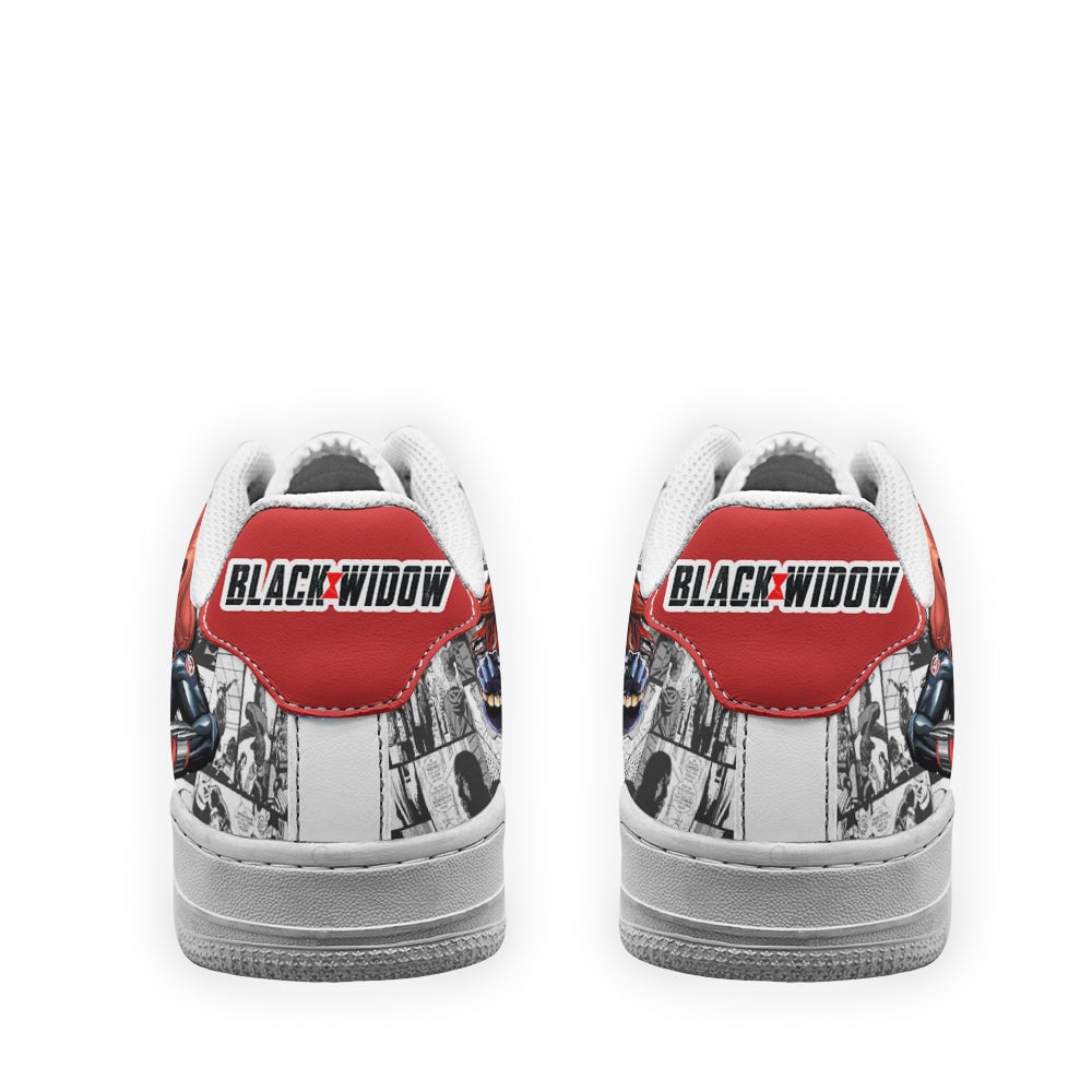 Black Widow Sneakers Custom Comic Shoes