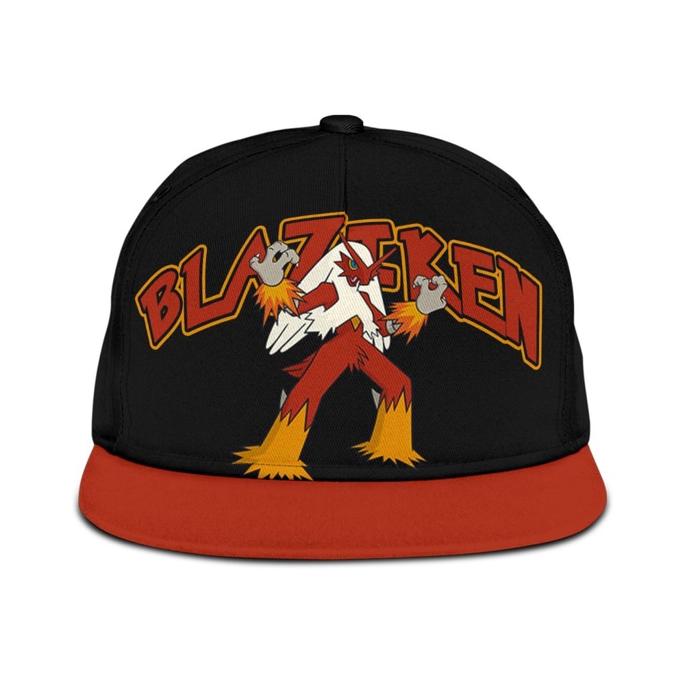 Blaziken Snapback Hat Anime Fan Gift Idea