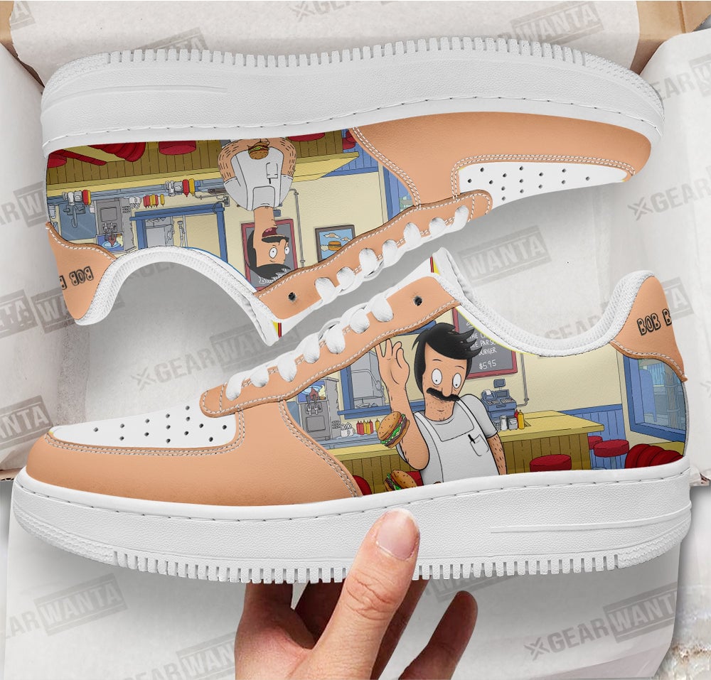 Bob Belcher Bob's Burger Custom Sneakers