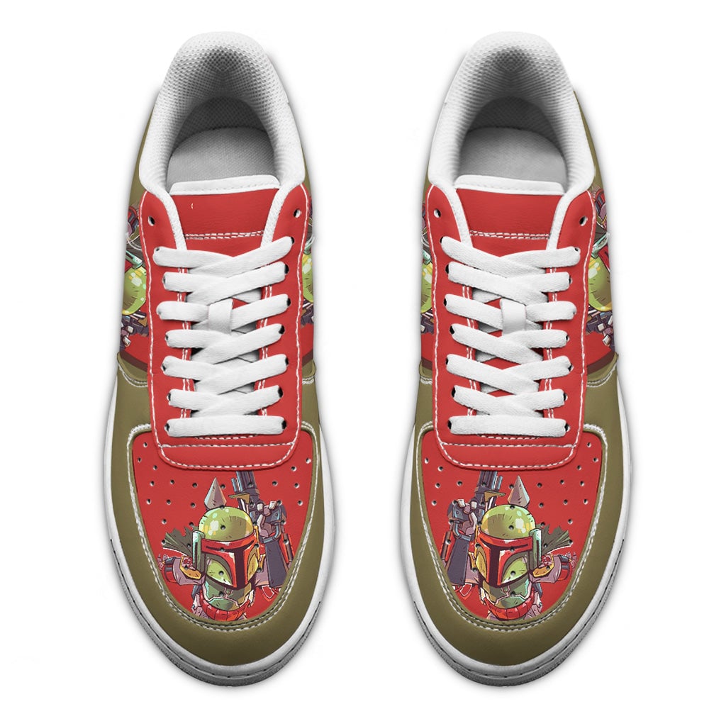 Boba Fett Star Wars Custom Sneakers