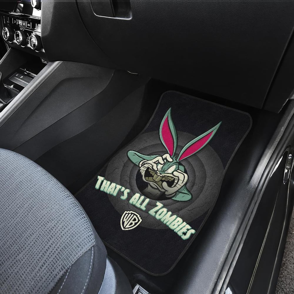 Bugs Bunny Zombies Car Floor Mats Looney Tunes