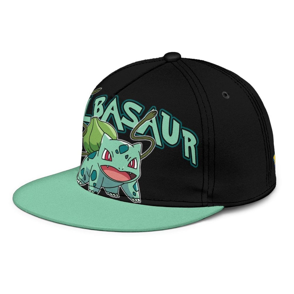 Bulbasaur Snapback Hat Anime Fan Gift Idea