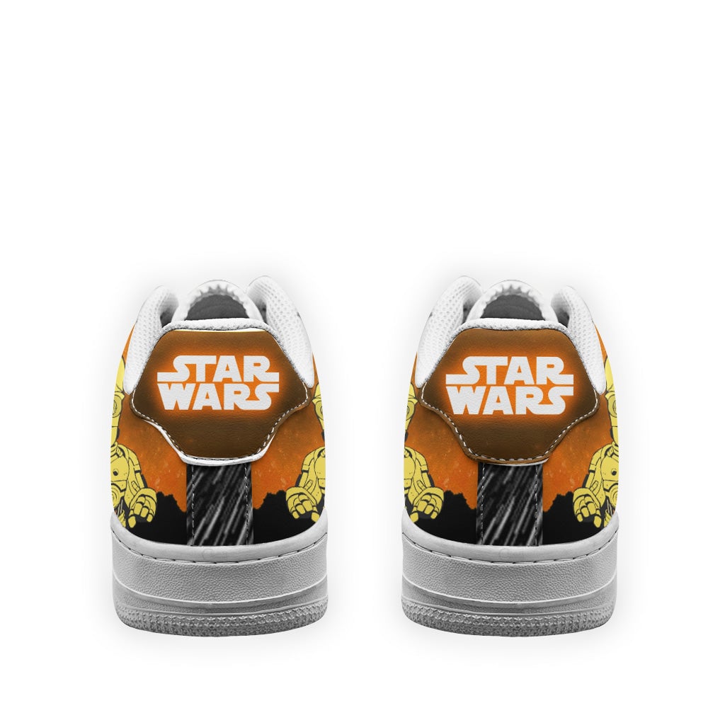 C-3PO Sneakers Custom Star Wars Shoes