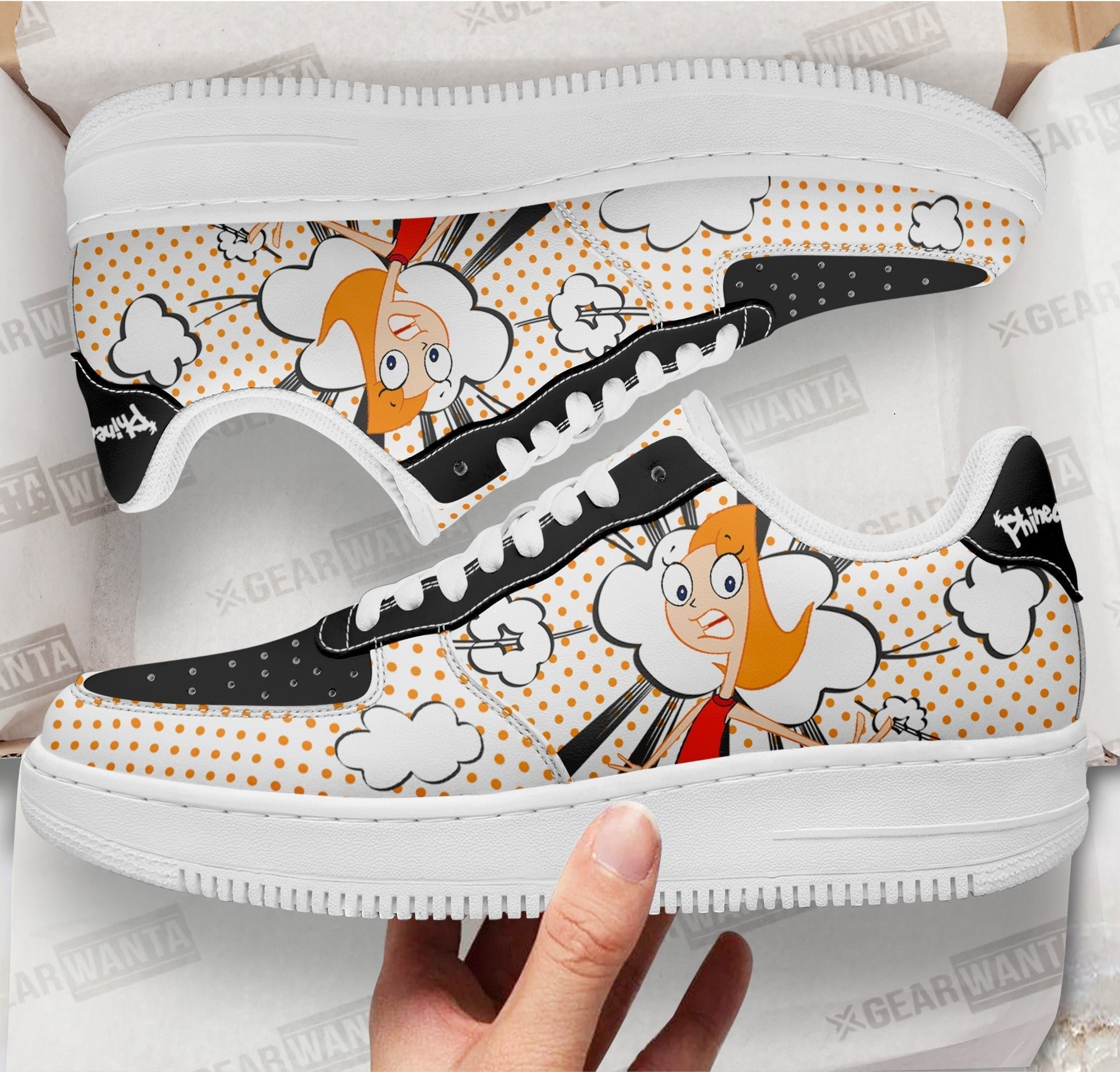 Candace Flynn Sneakers Custom Phineas and Ferb Shoes