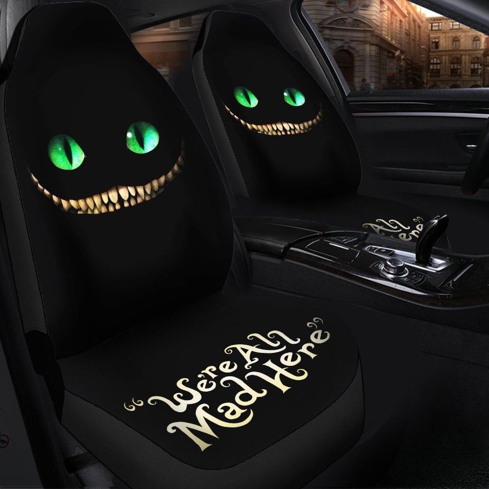 Cheshire Cat Face Alice In Wonderland Car Seat Covers AIWCSC01