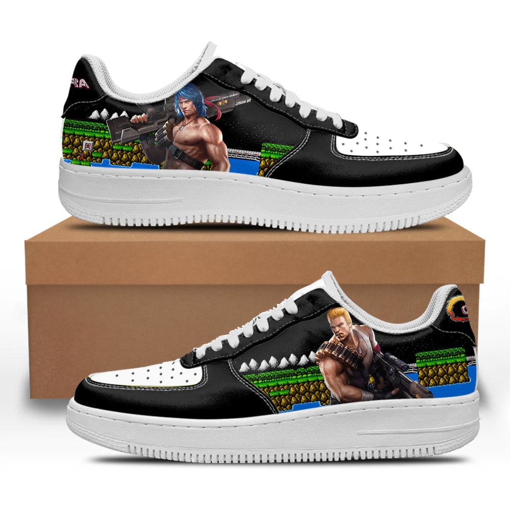 Contra Sneakers Custom Video Game Shoes