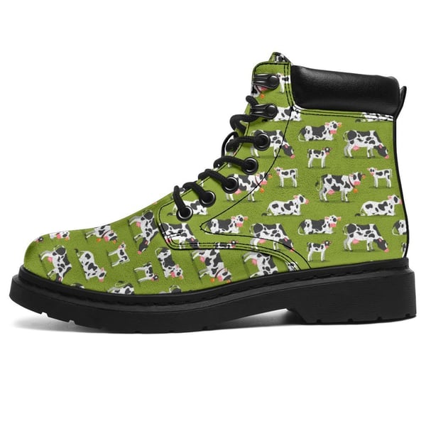 Cow Boots Animal Custom Shoes Funny For Cow Lover