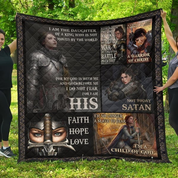 Daughter Of King Quilt Blanket For Who Love Christ