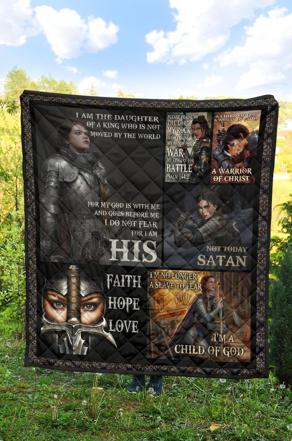 Daughter Of King Quilt Blanket For Who Love Christ