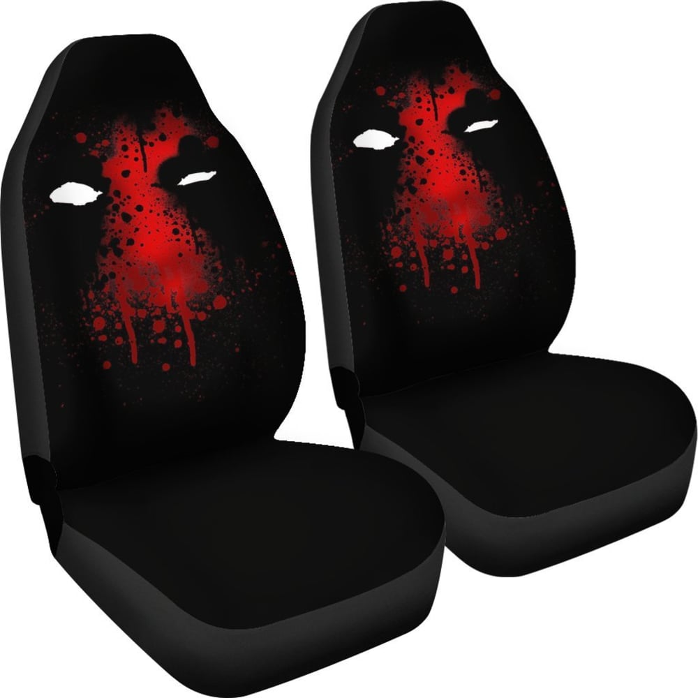 Deadpool Art Dark Blood theme Car Seat Covers