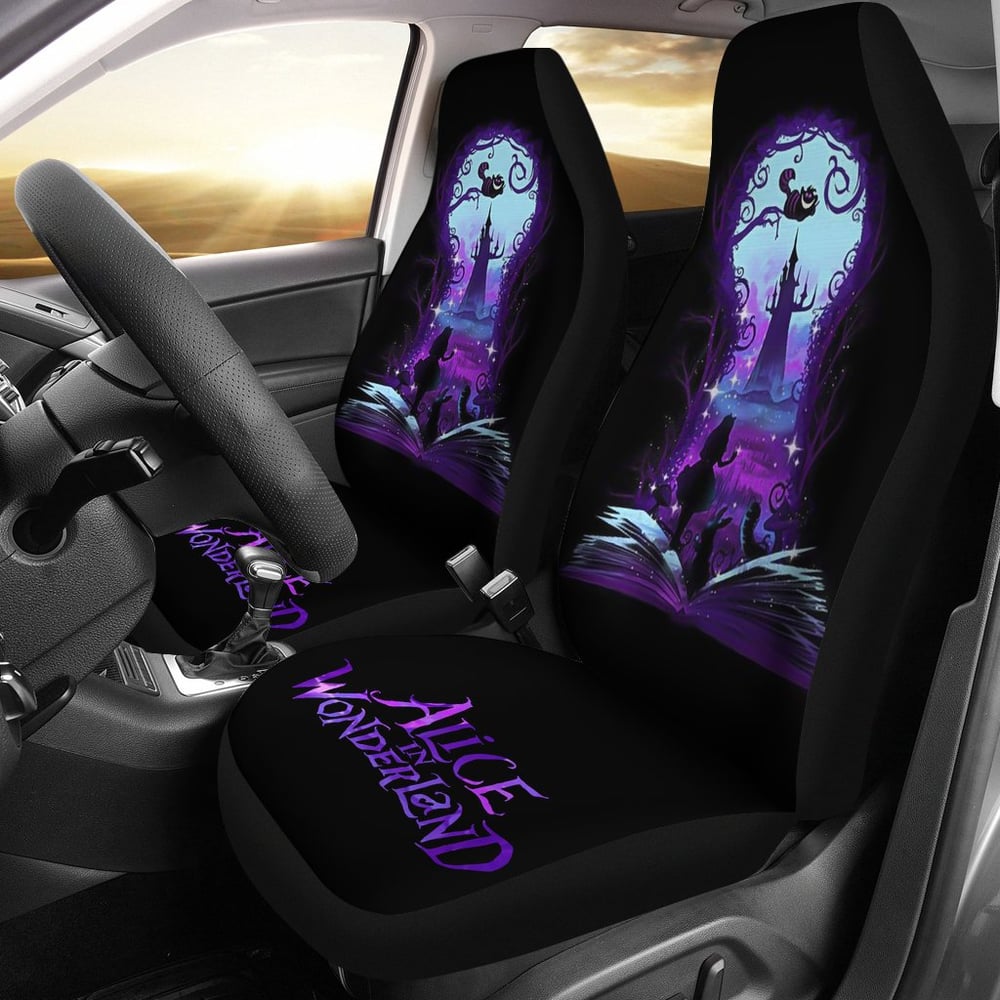 Discover Castle Alice In Wonderland DN Cartoon Car Seat Covers AIWCSC15