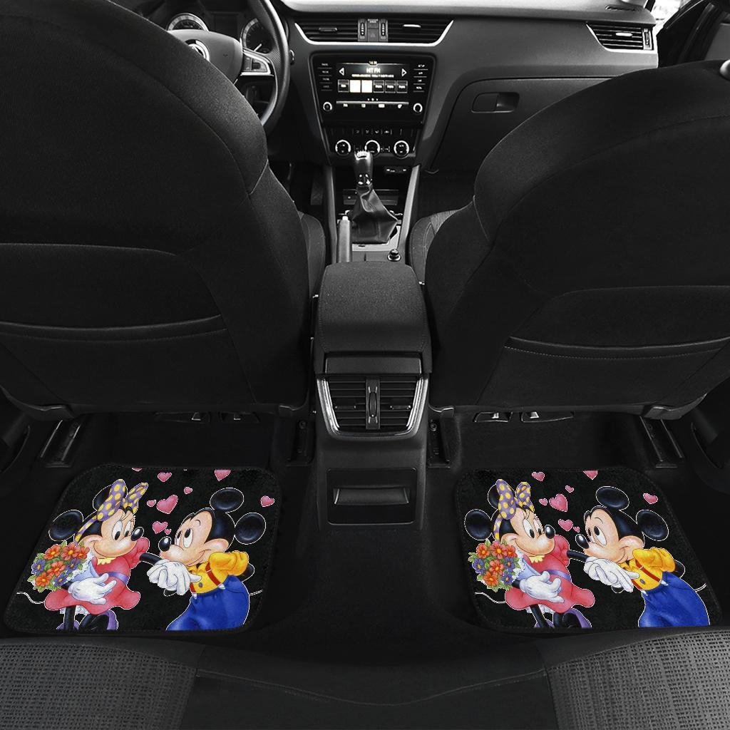 DN Cartoon Mickey And Minnie Mouse Car Floor Mats MKCFM09