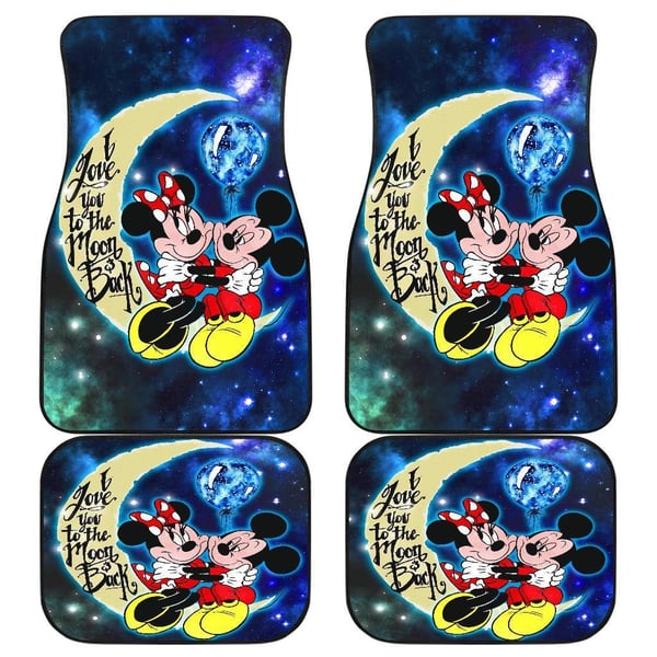 DN Mickey & Minnie Car Floor Mats Cartoon Fan Gift MKCFM12