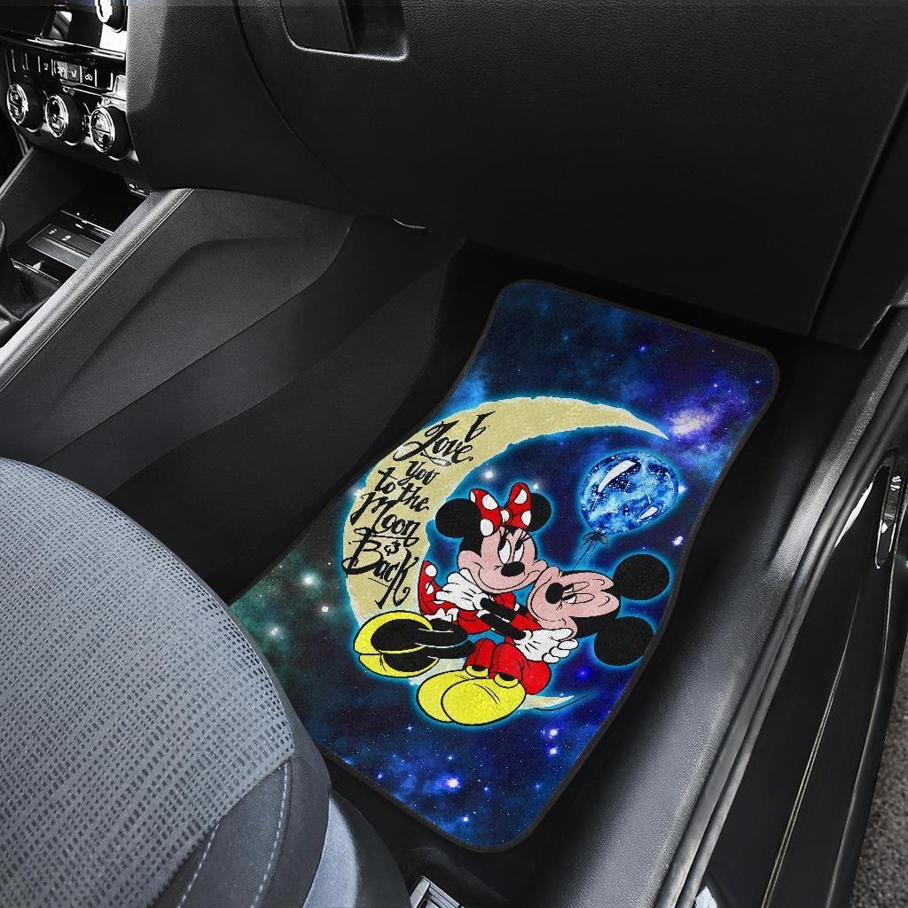 DN Mickey & Minnie Car Floor Mats Cartoon Fan Gift MKCFM12