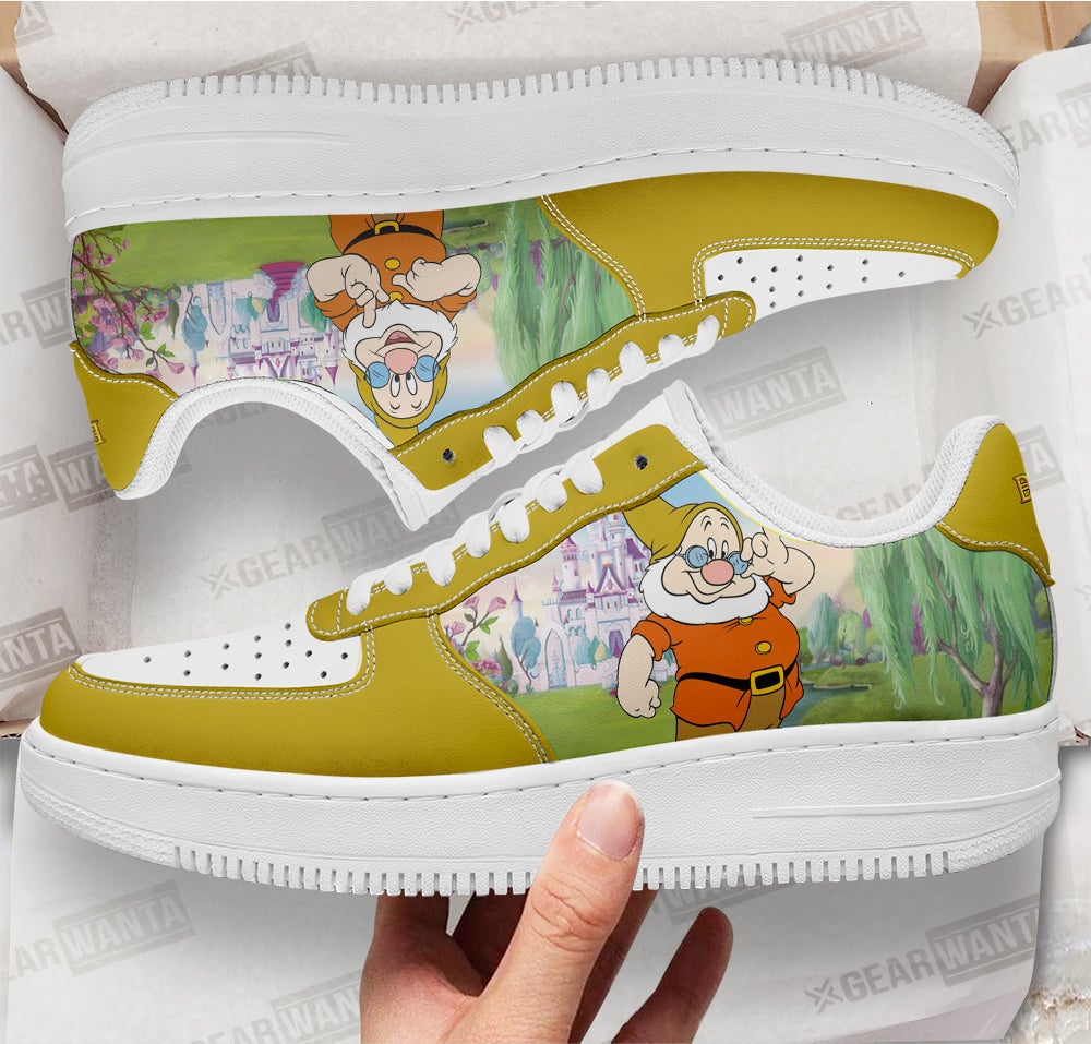 Doc Snow White and 7 Dwarfs Custom Sneakers