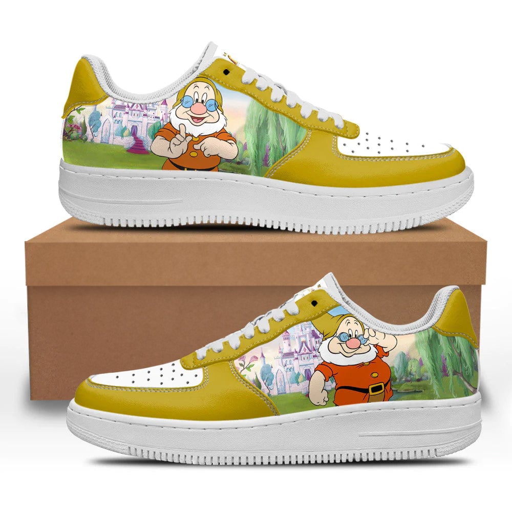 Doc Snow White and 7 Dwarfs Custom Sneakers