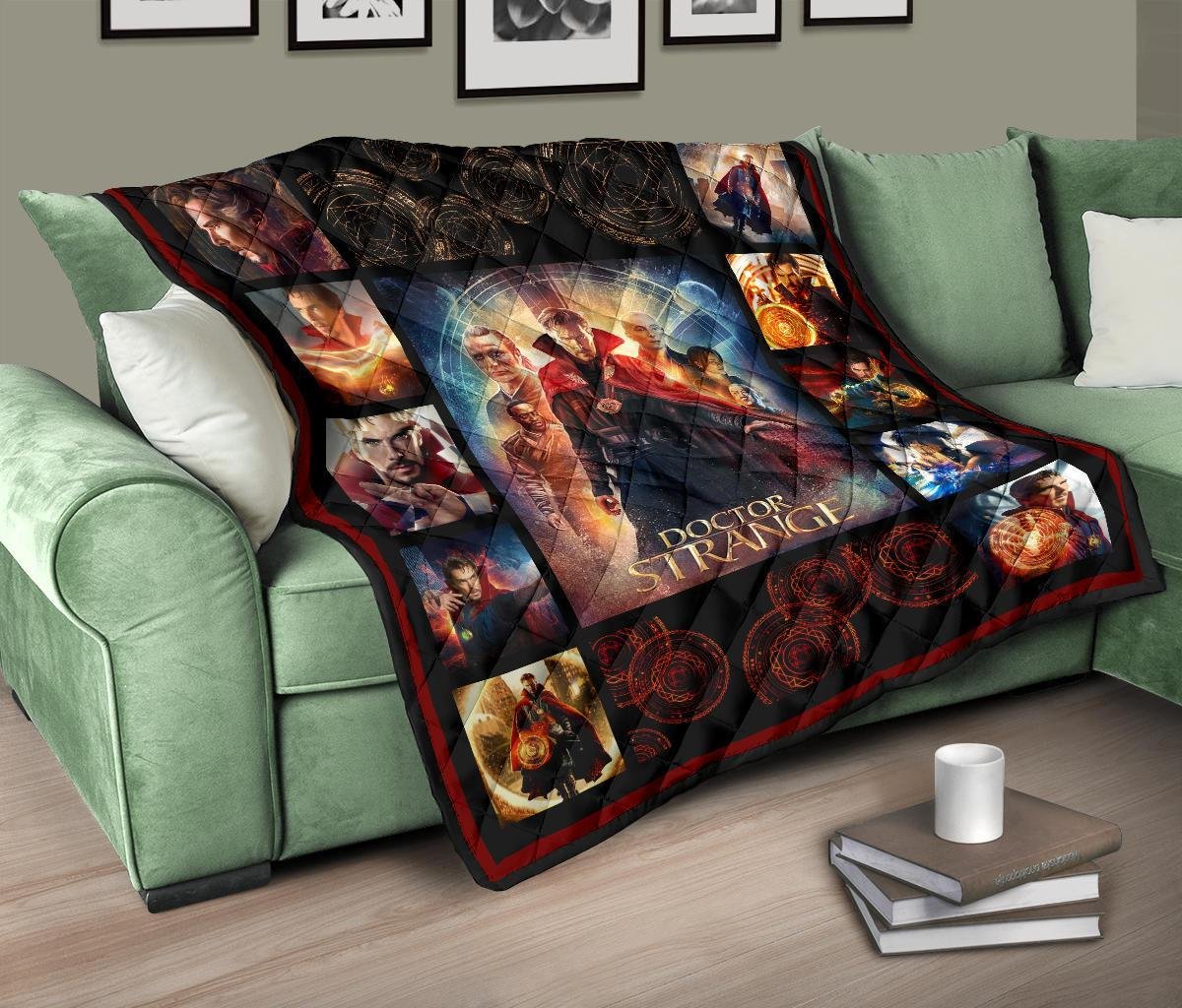 Doctor Strange Quilt Blanket Super Heroes Fan Gift Idea