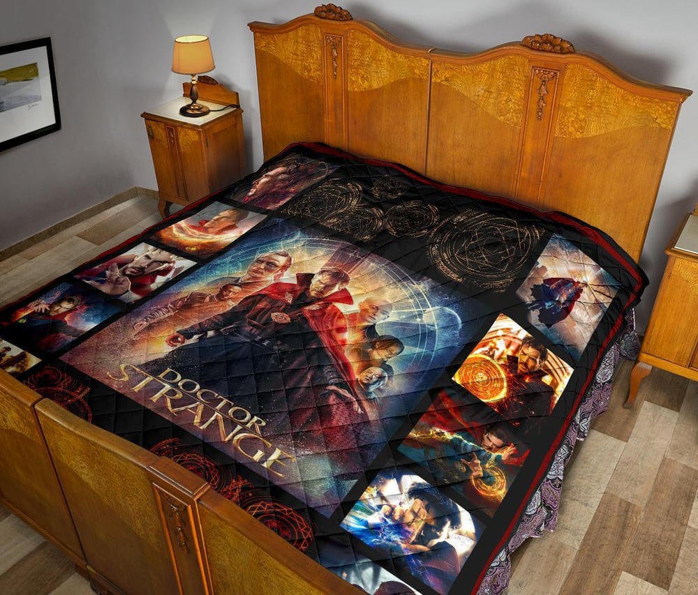 Doctor Strange Quilt Blanket Super Heroes Fan Gift Idea