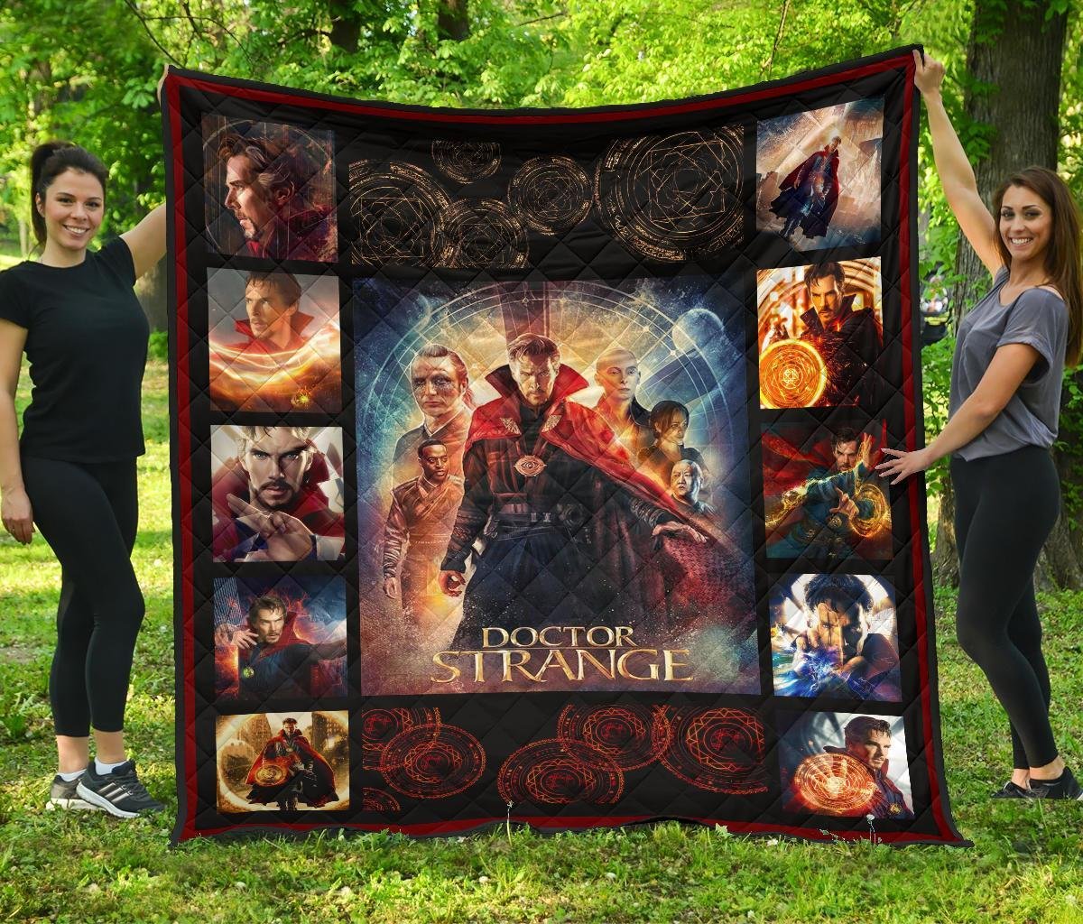 Doctor Strange Quilt Blanket Super Heroes Fan Gift Idea